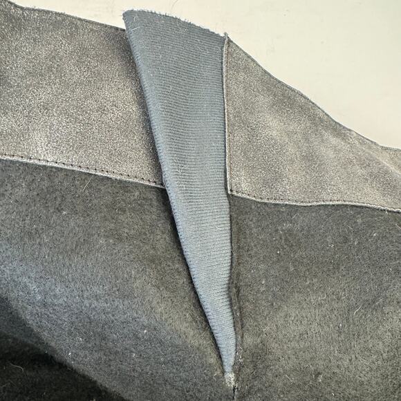 ESPRIT | Gray Knee High Faux Leather Buckle "Rory" Boots | Women's 9M - Picture 7 of 12